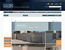 Tablet Screenshot of angra.es