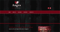 Desktop Screenshot of angra.com.sg